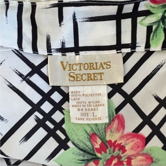 Victoria's Secret 🌹Vintage Lingerie/ Chemise Slip Dress Mini Nightie- size Lg - Picture 3 of 6